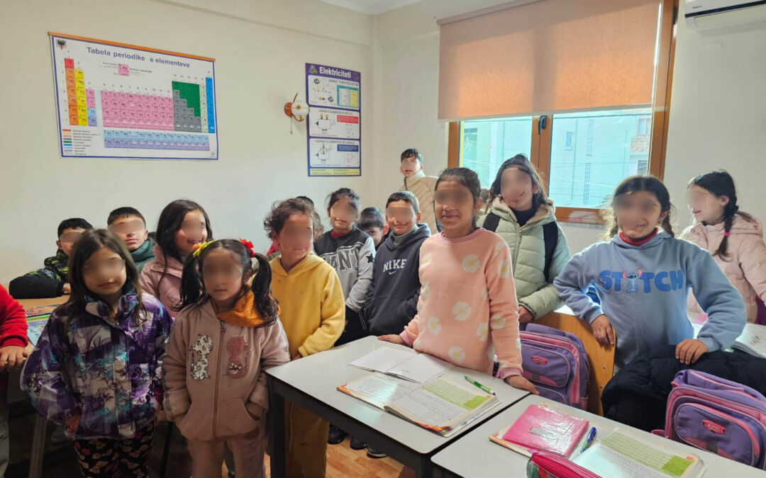 Liri reads. Ben helps. Elira beams: A year with the Kisha Mozaik afternoon school in Albania.
